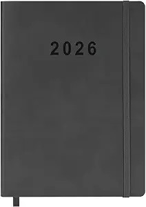 2026 Planner - Weekly and Monthly Planner, Jan 2026 - Dec 2026, Vegan Leather Cover, Elastic Clos... | Amazon (US)