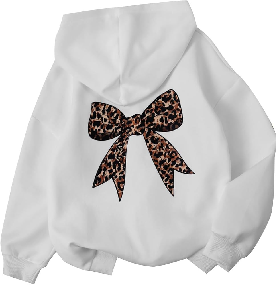 Girls Long Sleeve Hooded Sweatshirt Thick Graphic Hoodie Cute Pullovers Tops | Amazon (US)