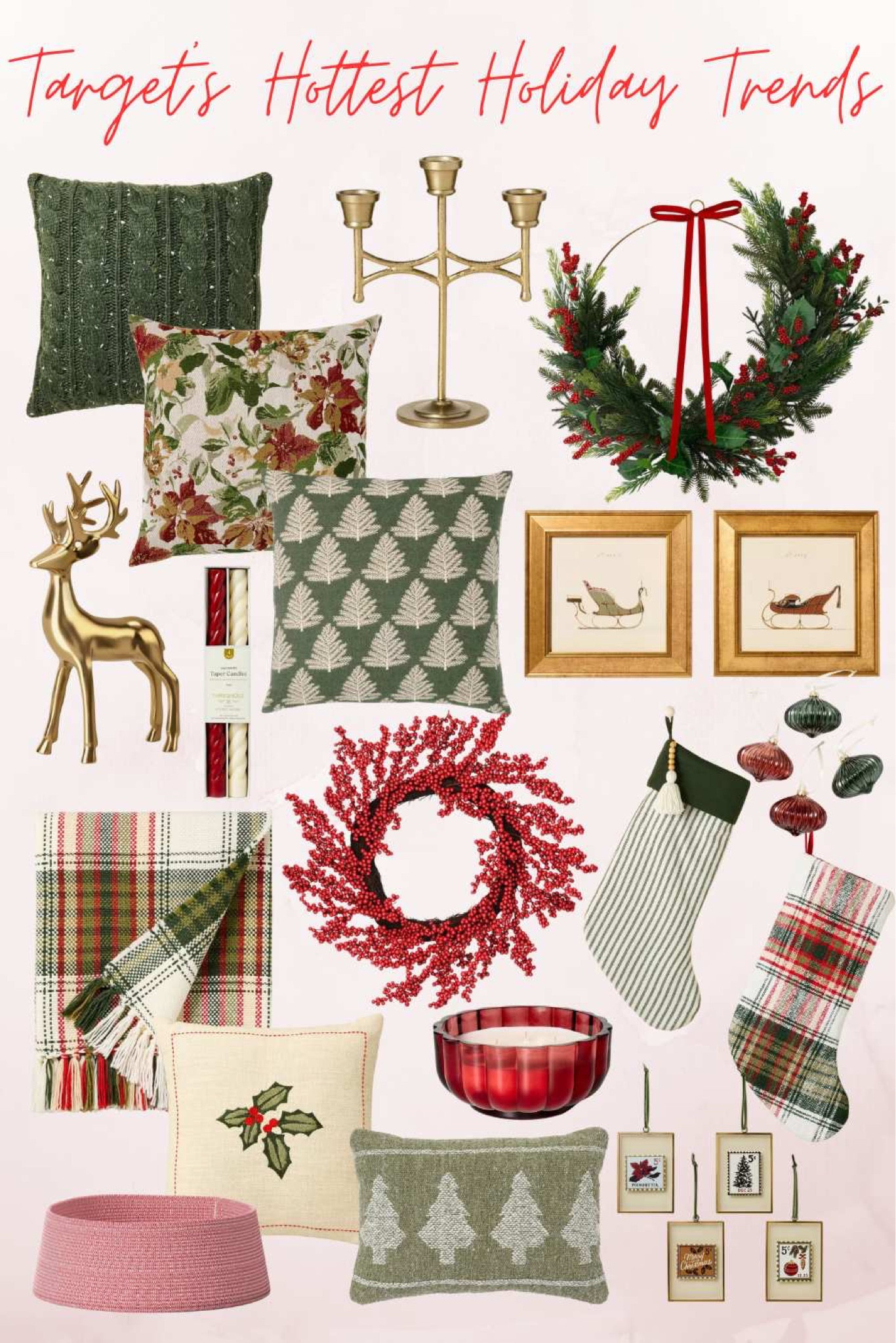 Target has already unveiled its magical collection of Christmas decorations for 2024. From festive home decor to cozy throws, Target has everything you need to create a cheerful atmosphere in your home.

#LTKHoliday