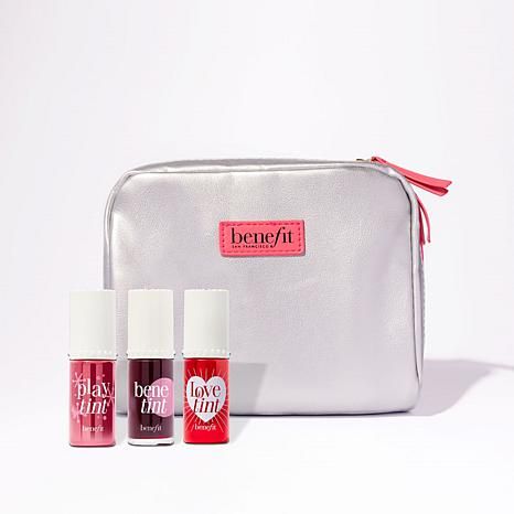Benefit Cosmetics Cheek and Lip Tint 3-Piece Set with Bag - 20362988 | HSN | HSN