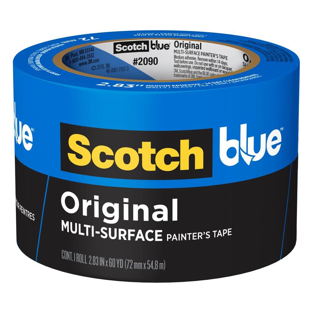3M ScotchBlue 2.83 in. x 60 yds. Original Multi-Surface Painter's Tape-2090-72NC - The Home Depot | The Home Depot
