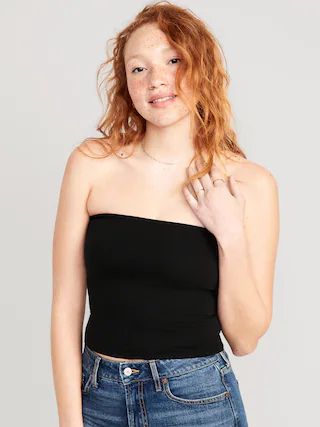 Cropped Tube Top for Women | Old Navy (US)