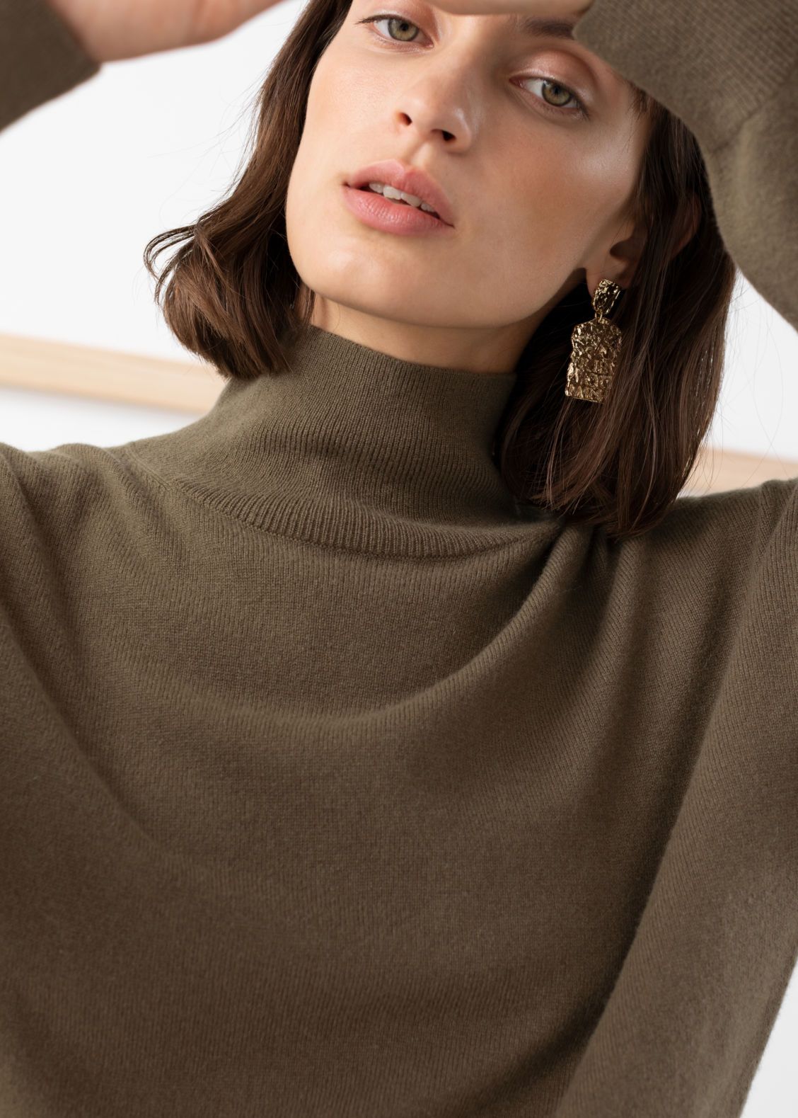 Cashmere Puff Sleeve Turtleneck | & Other Stories (EU + UK)