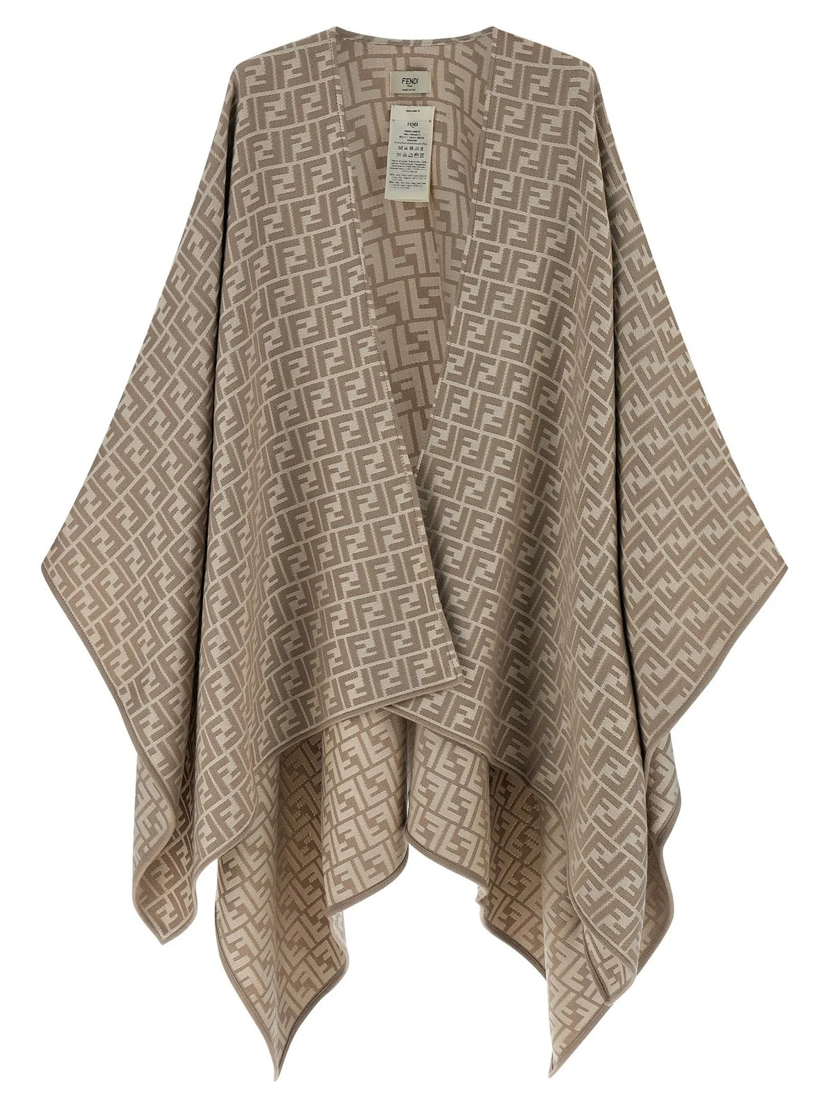 Fendi All-Over FF Motif Poncho | Cettire Global