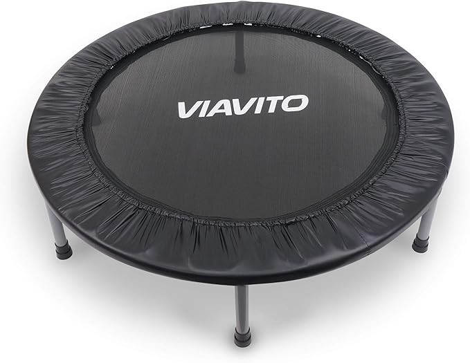 VIAVITO Mini Fitness Trampoline 96.5cm Compact Indoor Rebounder Home Exercise Bouncer for Adults,... | Amazon (UK)