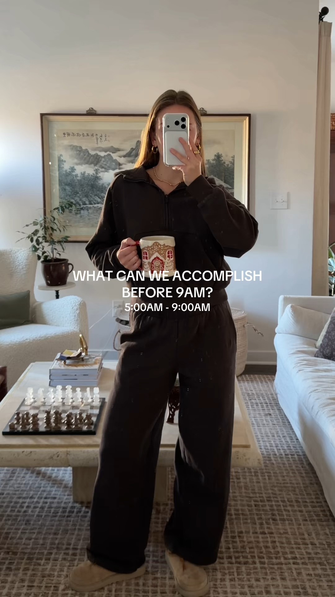 12/9/25 my 5 a.m. to 9 a.m. morning routine — seeing everything we can accomplish before 9 a.m. Linking my Hatch alarm clock, my Athleta brown matching set, my workout outfit of the day from Vuori, my Nike sneakers, my Aritzia Superpuff jacket, our Canopy showerhead filter, and our pour-over coffee setup from Amazon. 

#LTKHome #LTKmorningroutine #LTKdayinmylife