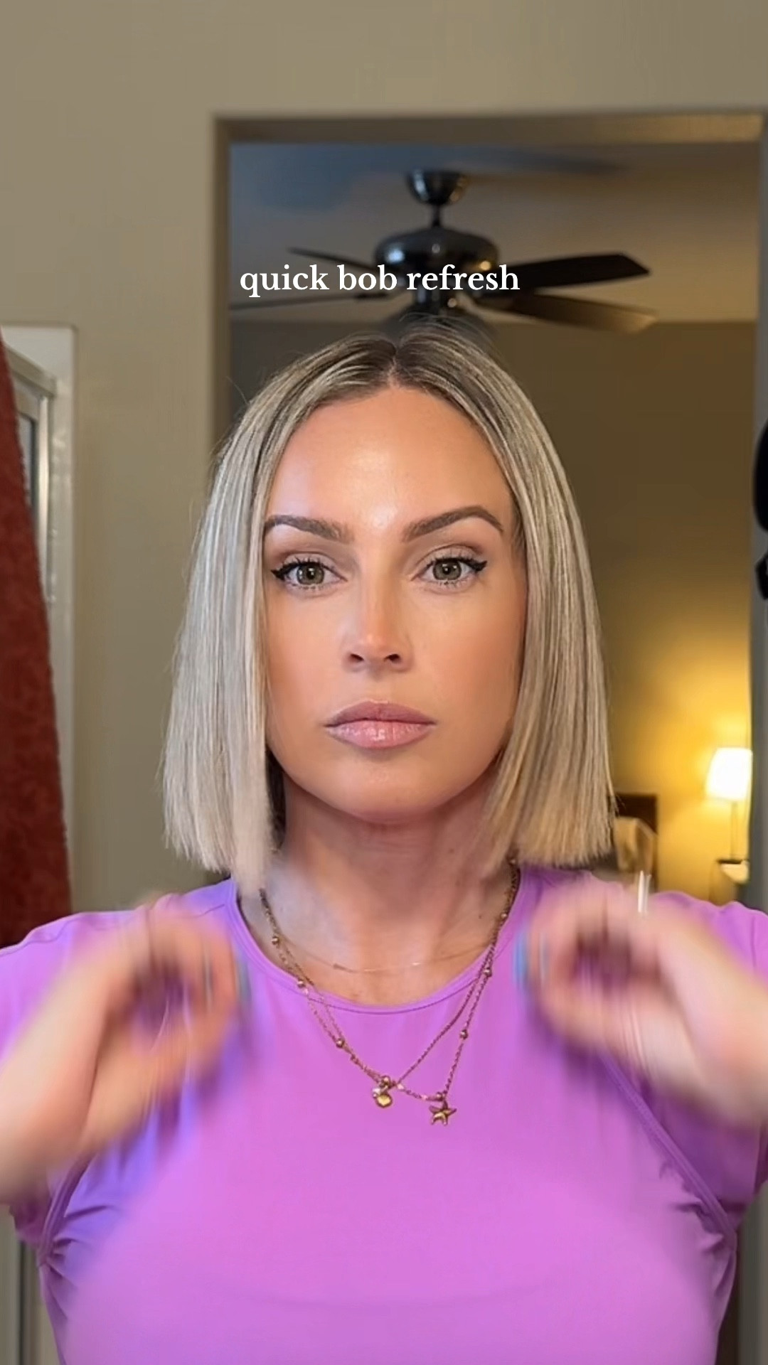 Forgot the dry shampoo 🤦🏼‍♀️ #bobhaircut #bluntbob #bobhairstyle #shorthairstyles #blondebob 

#LTKFindsUnder50 #LTKBeauty #LTKStyleTip