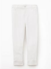 Crop Boyfriend Straight Vintage Stretch Mid-Rise Jean | Torrid (US & Canada)