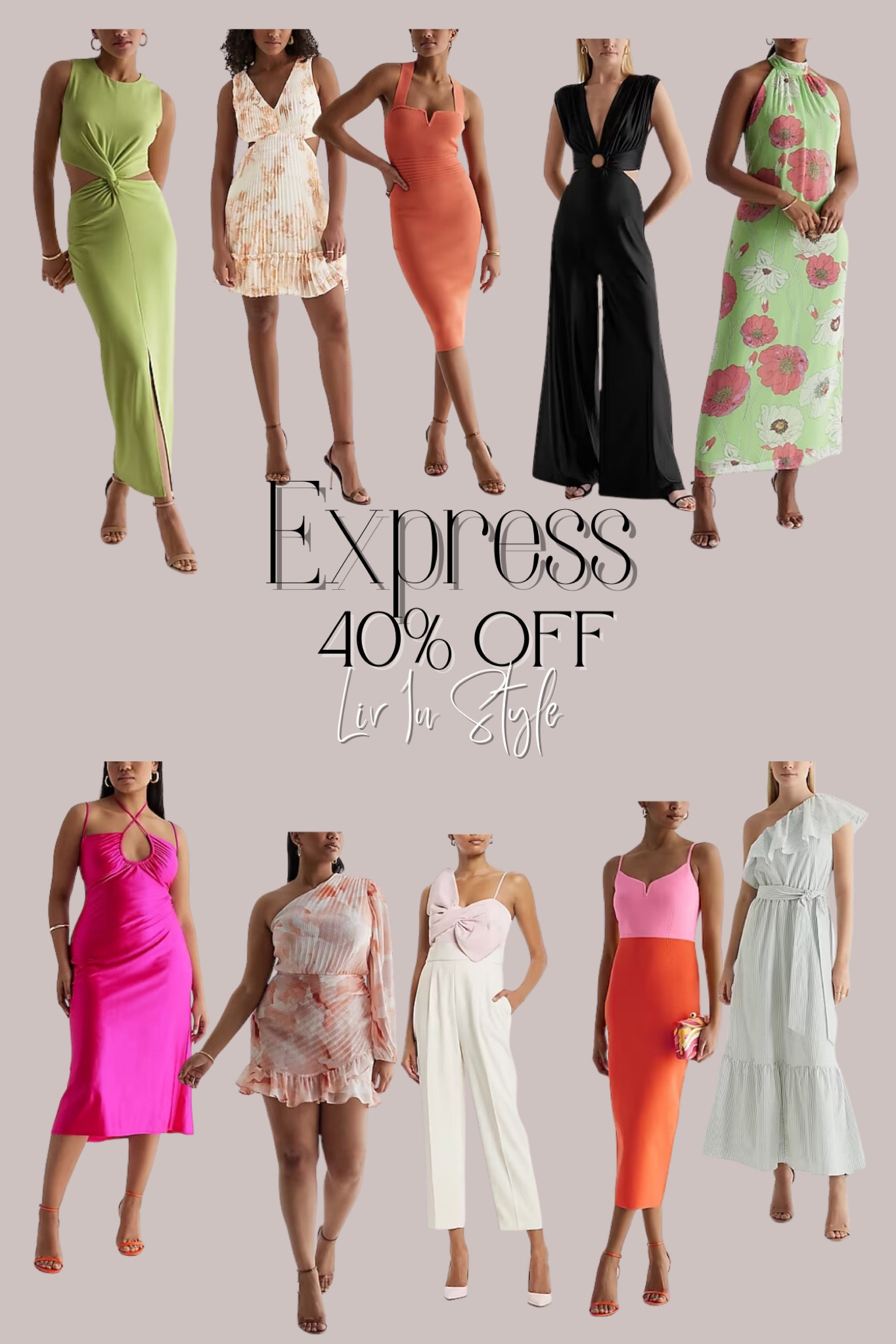 Spring dresses from express 40% off! 



#LTKwedding #LTKunder100 #LTKsalealert