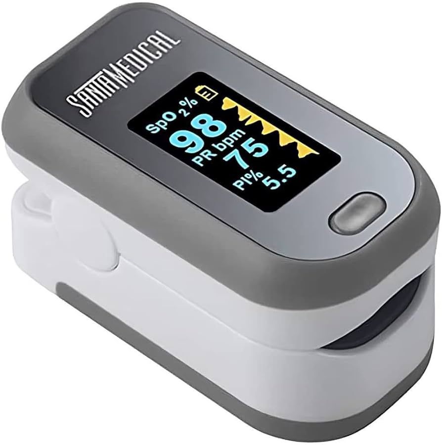 Finger Pulse Oximeter, (SpO2) Blood Oxygen Saturation Monitor with Pulse Rate Measurements and Pu... | Amazon (US)