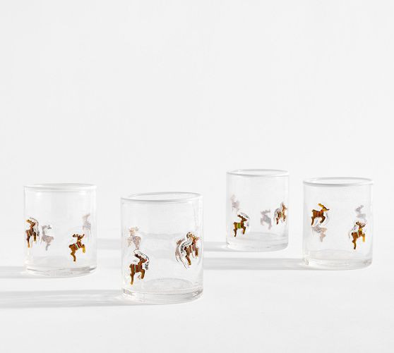 Holiday Icon Drinking Glasses - Set of 4 | Pottery Barn (US)