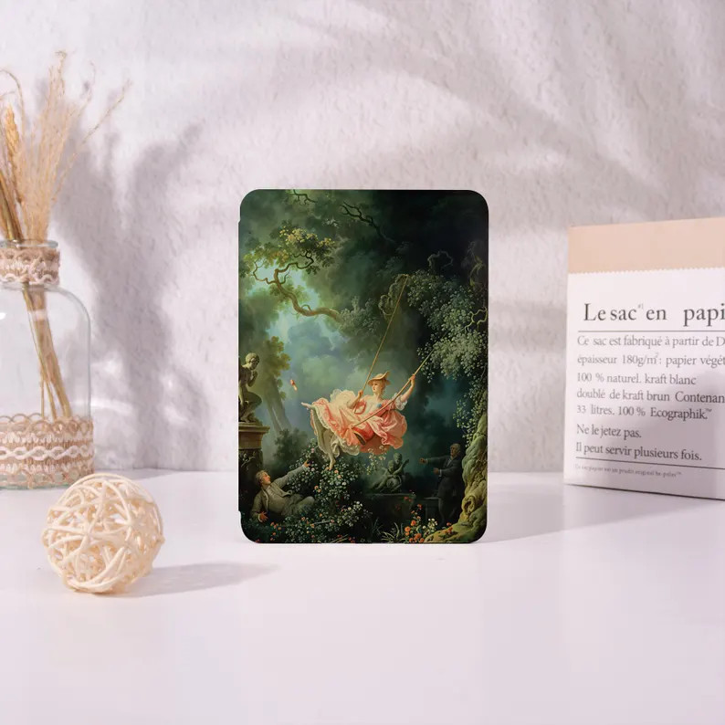 Garden Oil Art,Kindle & Kobo Case with Hand Strap E-Reader Cover for 2024 New Kindle Paperwhite 1... | Etsy (Global)