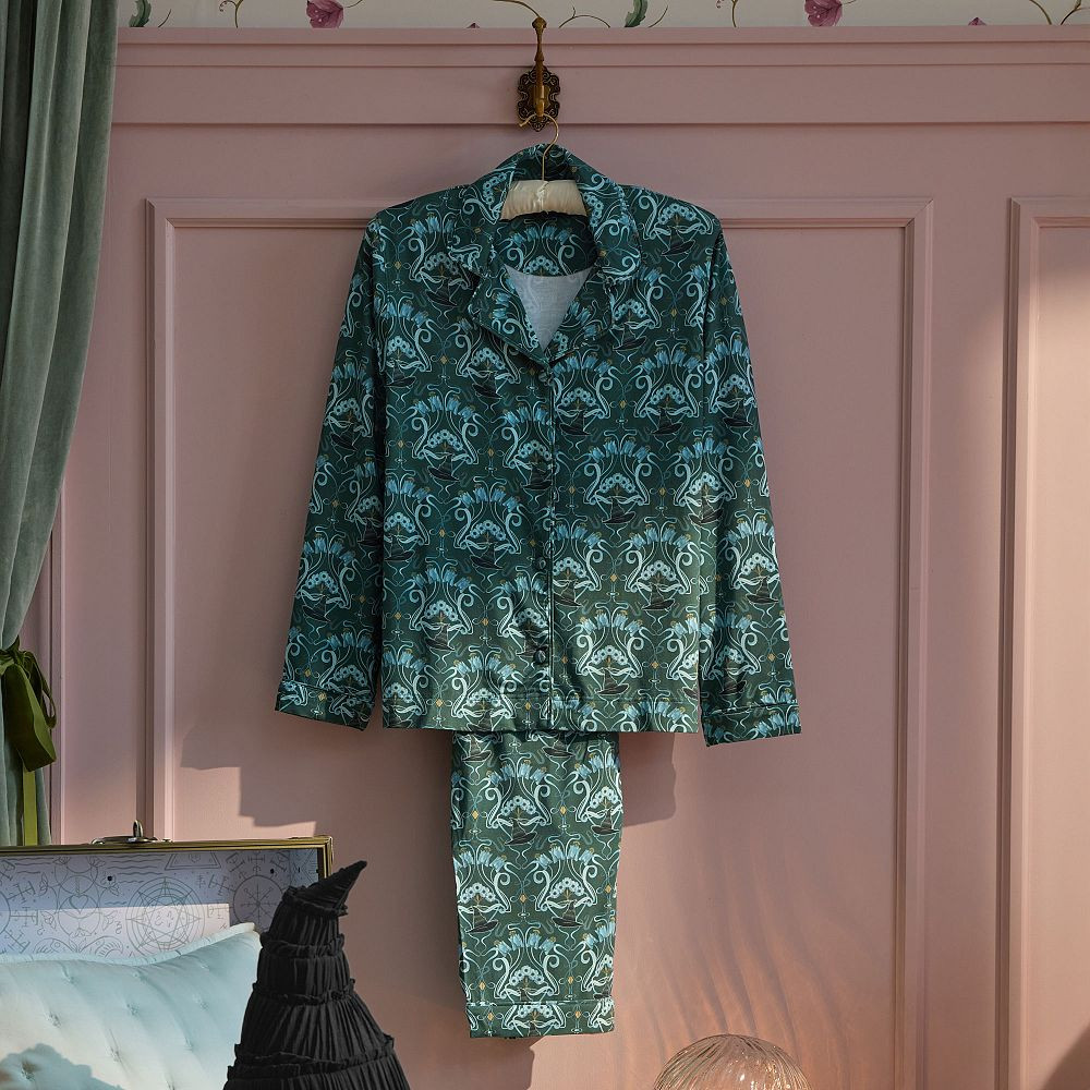 <i>Wicked</i> Elphaba Classic Long Bamboo Viscose Pajama Set | Pottery Barn Teen