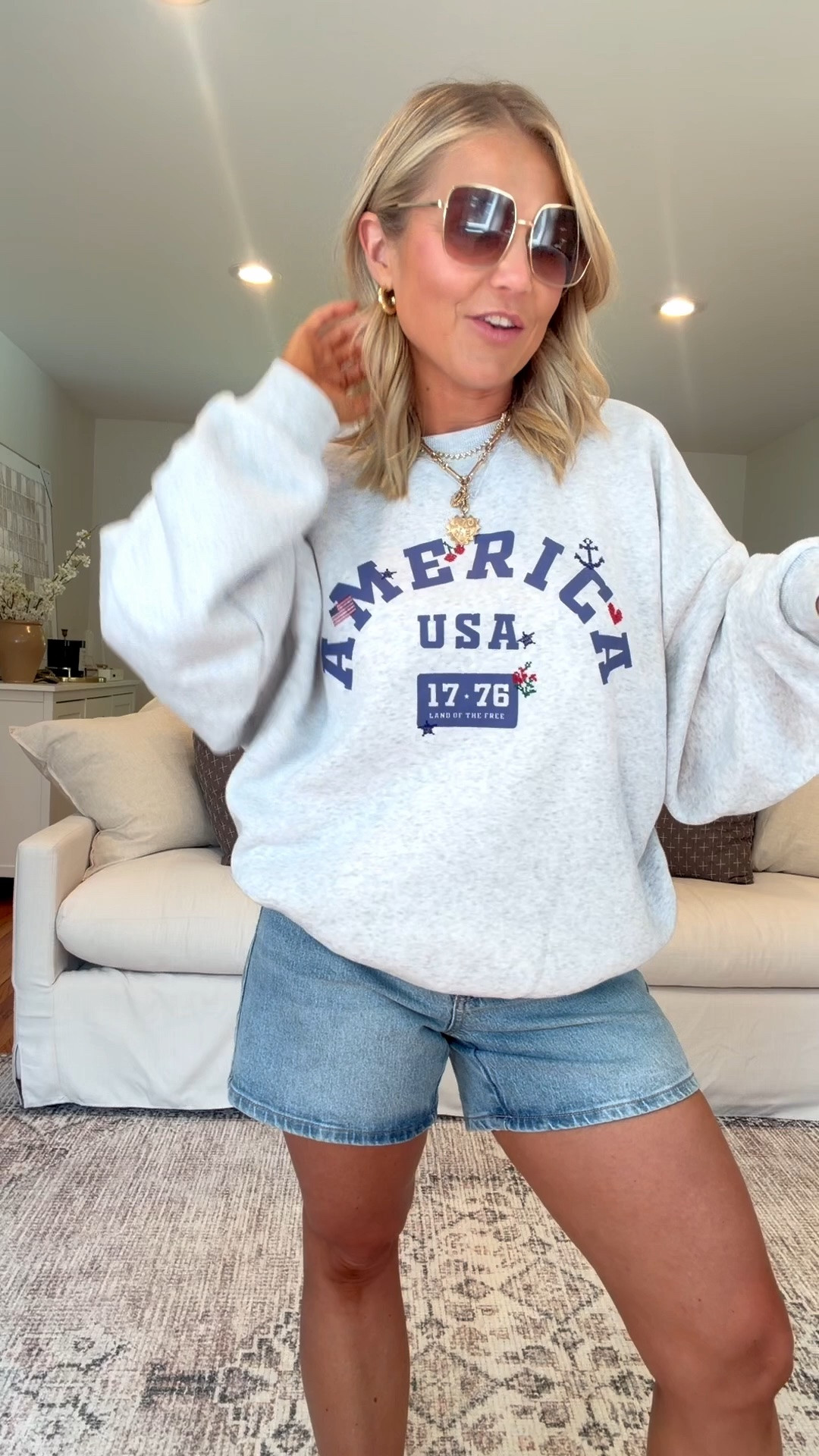 Target Red, White & Blue finds that will be perfect for summer❤️💙


@Target target finds, target style, target fashion, summer outfits 2026, 4th of July outfits, flag sweatshirt, athleisure dress, summer dresses

#LTKootd #LTKMidsize #LTKSeasonal