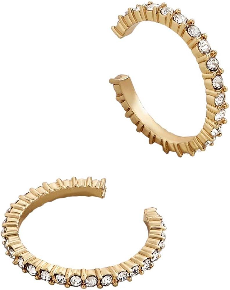 Obidos Cuff Earrings for Women 14K Gold Plated Ear Cuffs for Non Pierced Ears Cartilage Earrings | Amazon (US)