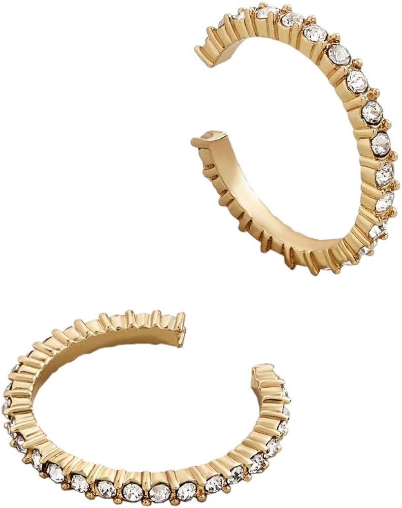 Obidos Cuff Earrings for Women 14K Gold Plated Ear Cuffs for Non Pierced Ears Cartilage Earrings | Amazon (US)
