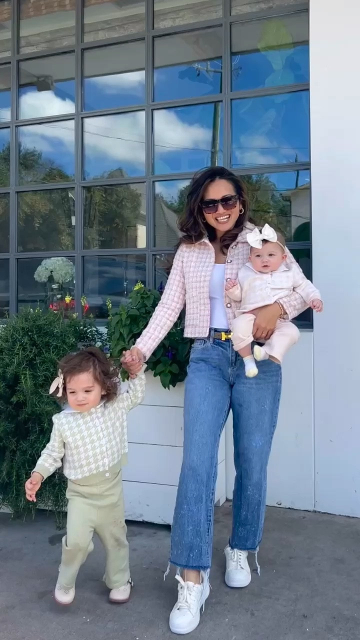 Mommy and me houndstooth looks. Easter 

#LTKfamily #LTKbaby #LTKSpringSale