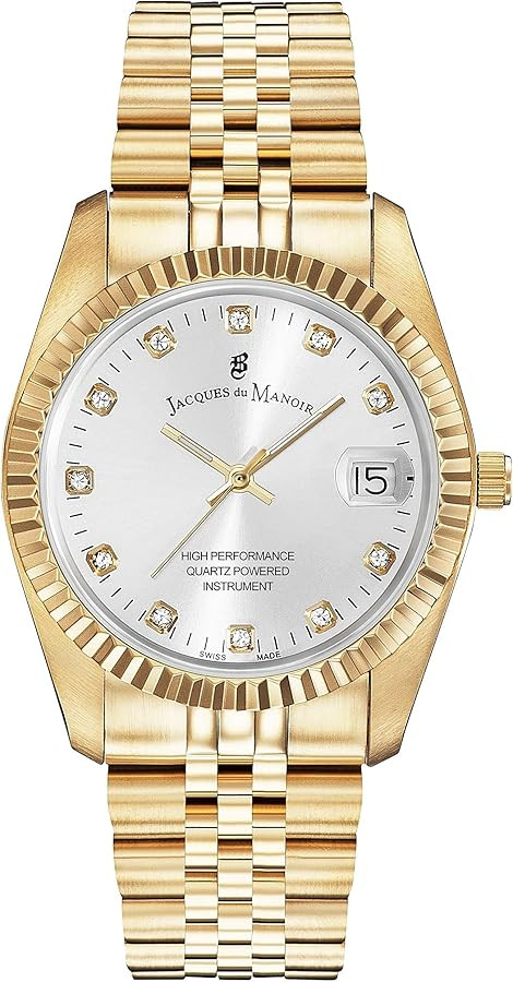 Jacques Du Manoir NRO.11 Ladies Inspiration Gold Watch | Amazon (UK)