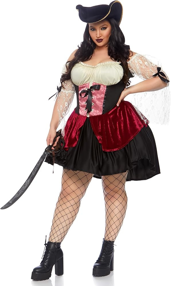 Leg Avenue Women's Plus-Size Wicked Wench Costume | Amazon (US)