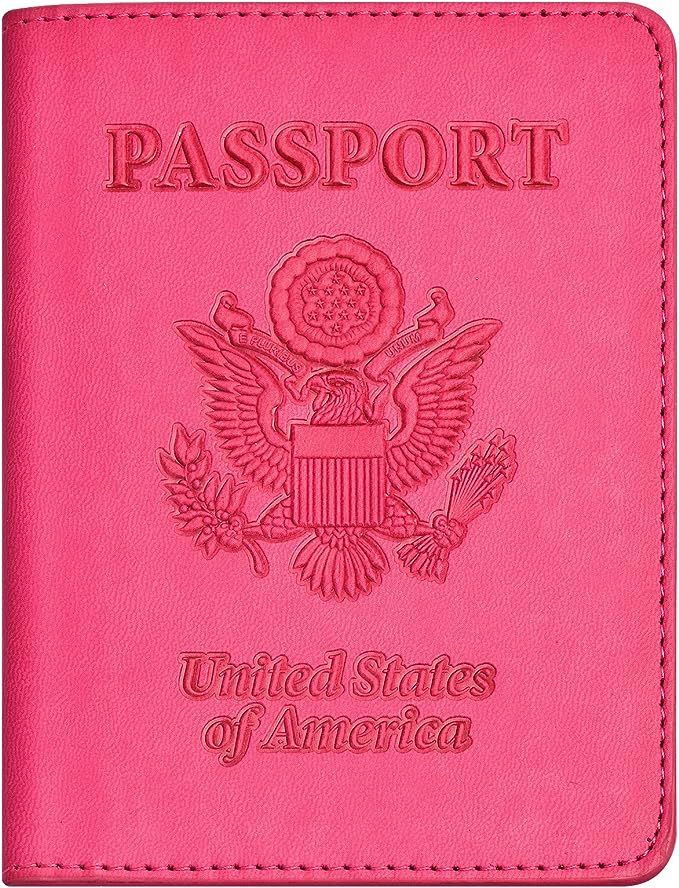 Passport and Vaccine Card Holder Combo, Passport Holder with Vaccine Card Slot, Passport Wallet, ... | Amazon (US)