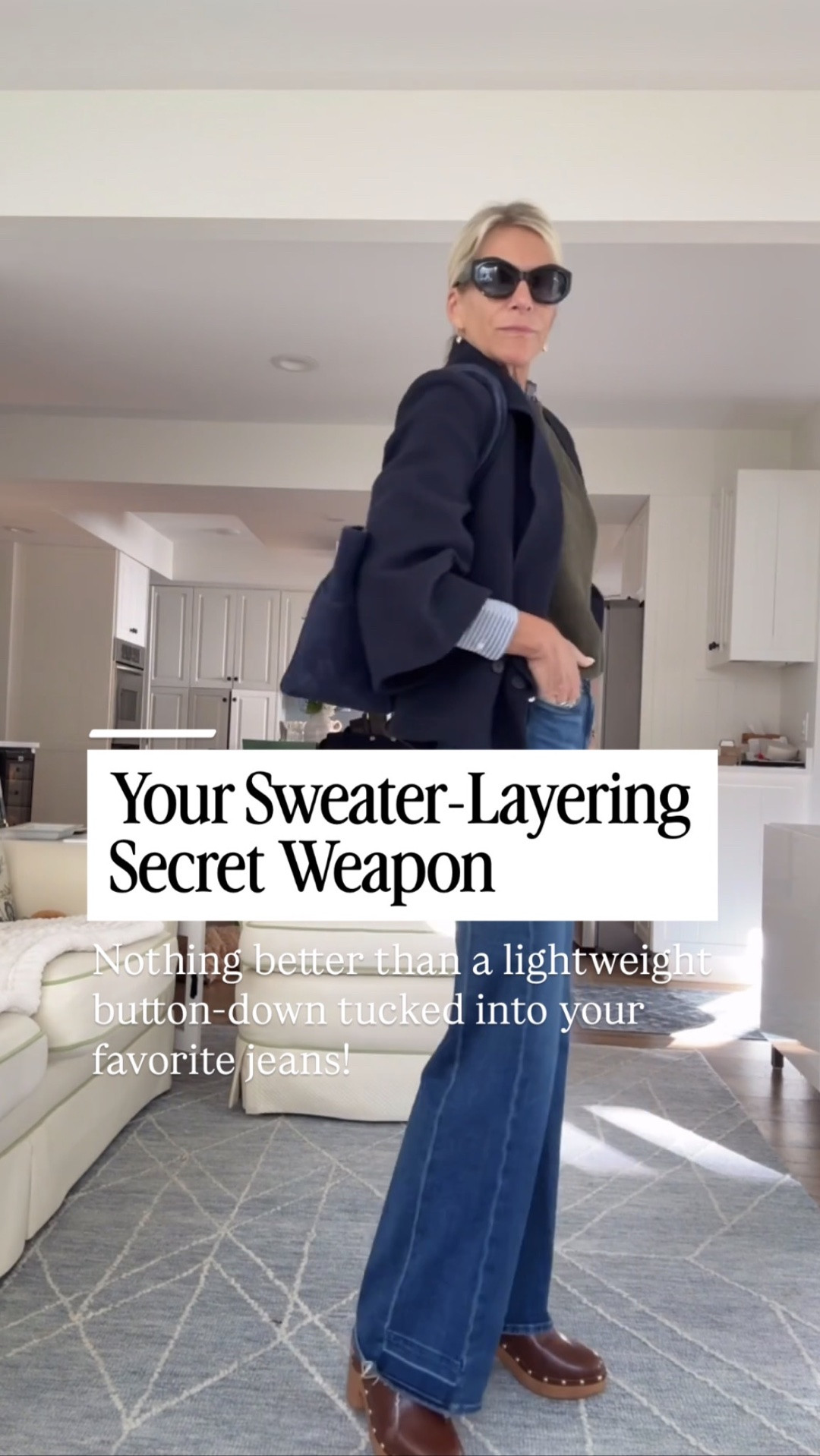 Nothing better than a lightweight button-down tucked into your favorite jeans! 

It looks polished on its own and layers beautifully under a sweater when the weather cools down. Finished with my beloved clogs for an easy, everyday outfit. 

👩‍💻 LTK PRO TIPS
❤️ Heart = Support my posts ;-)
🔖 Save = Get sale & restock alerts for the things you love!
📋 Lists = Keep favorites organized (List ideas: Christmas, Birthdays, and Vacations!)
📲 Share = Send lists and products to a friend (or your daughters like me).
💬 Comment = Ask me anything, and I’ll answer. ;-)