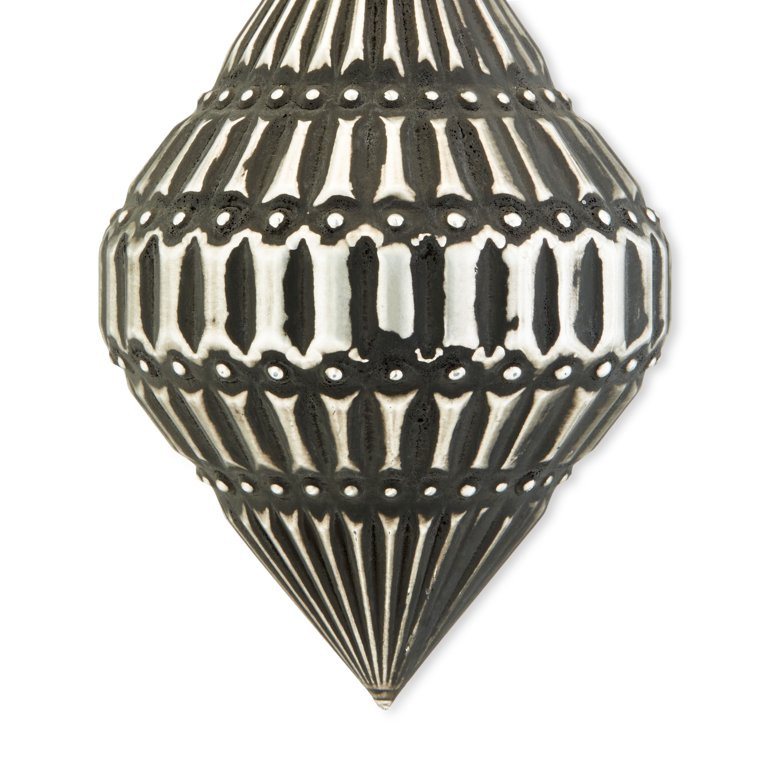 Holiday Time Black Shatterproof Finial Christmas Ornaments, 2 Count - Walmart.com | Walmart (US)