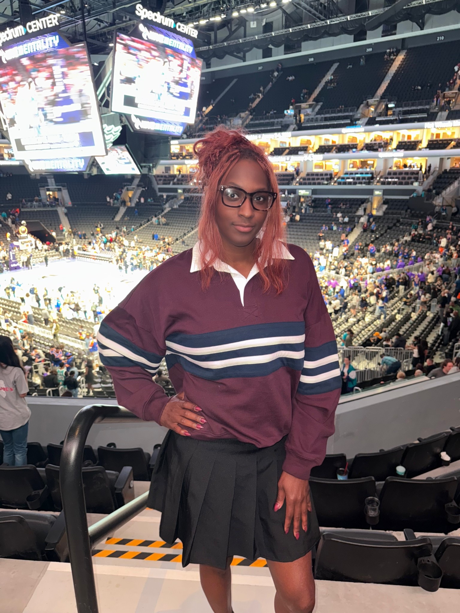 Sporty chic for game day 🏀✨
If you’ve been loving the preppy-sport trend, this Aritzia striped rugby shirt is the hero piece you need. It’s cozy, structured, and gives that effortless “athletic prep” vibe that’s everywhere right now. I paired it with a classic black pleated skirt and sneakers for a comfortable, court-side ready look for the Charlotte Hornets game.
This combo is perfect for game days, casual weekends, or anytime you want a polished but easy outfit. Linking everything below so you can shop the full look! All pieces currently on sale!


#LTKStyle #LTKOutfit #GameDayFashion #AritziaStyle #PreppySport #SportyChic #PleatedSkirtOutfit #FallStyleInspo #CasualOutfits #StadiumStyle #OOTDShare #LTKFashion #LTKUnder100

#LTKCyberWeek #LTKootd #LTKSaleAlert
