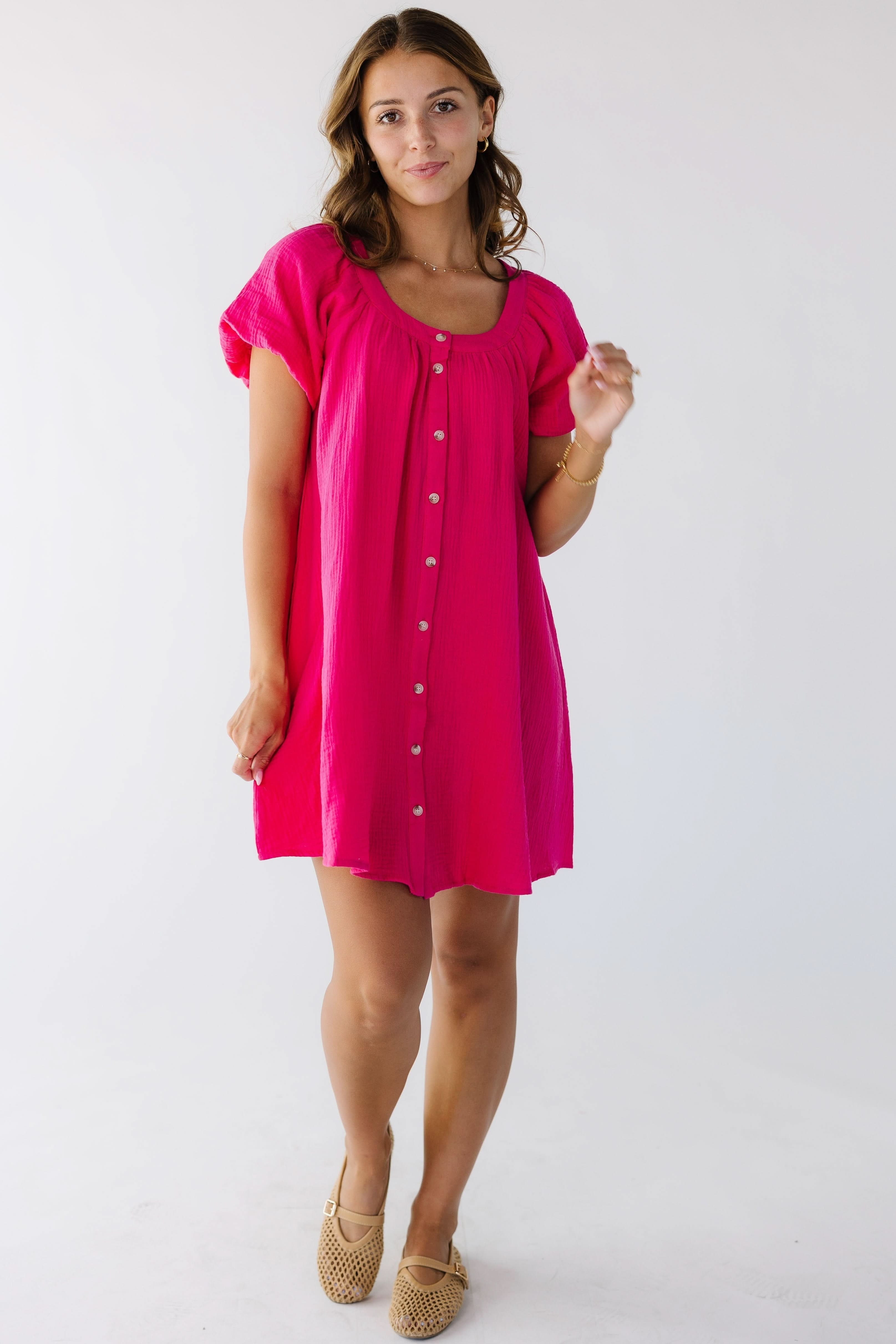 Brass & Roe Ellie Gauze Knee Dress | Called To Surf