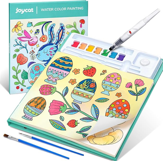 JoyCat Paint with Water Coloring Books for Toddlers, Watercolor Painting Sets for Kids Ages 3-5 4... | Amazon (US)
