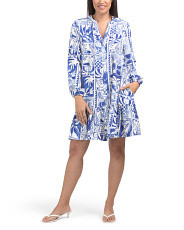 Pleated Front Mini Dress | Marshalls