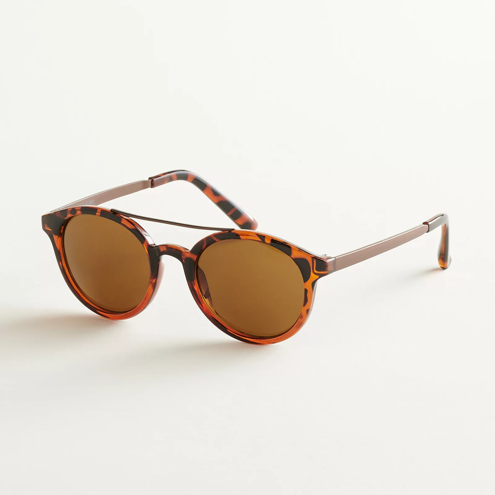 Women's Elizabeth and James 49mm Axl Round Sunglasses, Size: Medium, Med Brown | Kohl's