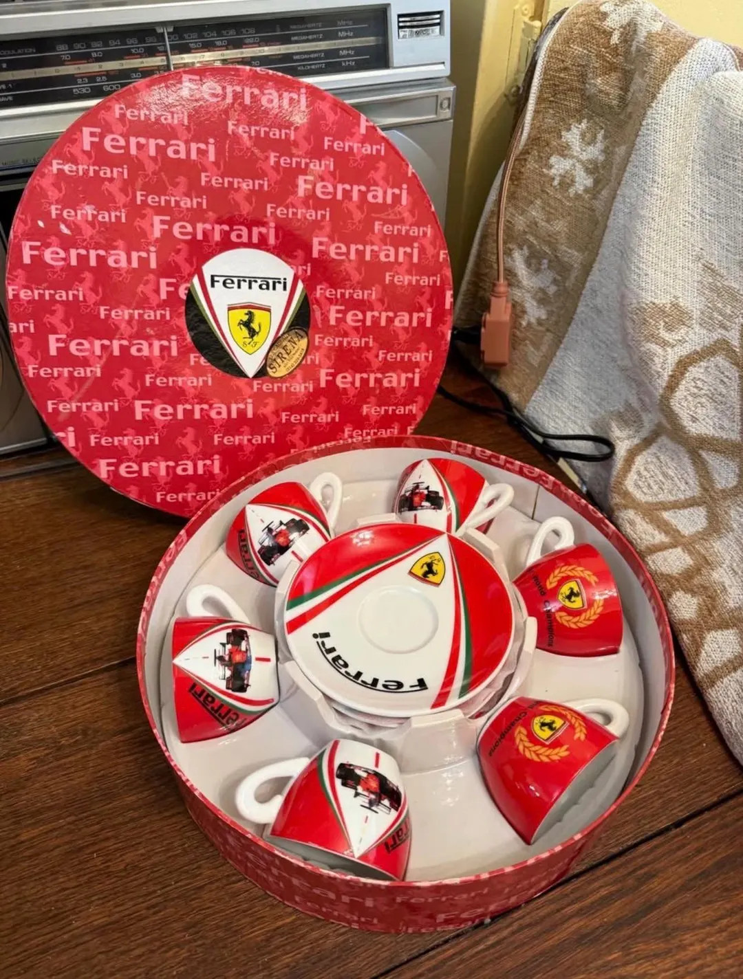 6 Brand New Ferrari Espresso Cups & Saucers | Etsy (US)