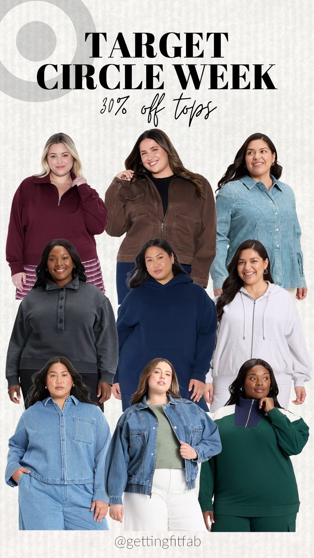 Target circle week 30% off tops and sweatshirts!

#targetdeals

Target deals. Target circle week deals. Target fashion. Target plus size jacket. Target plus size top  

#LTKPlusSize #LTKSaleAlert #LTKStyleTip