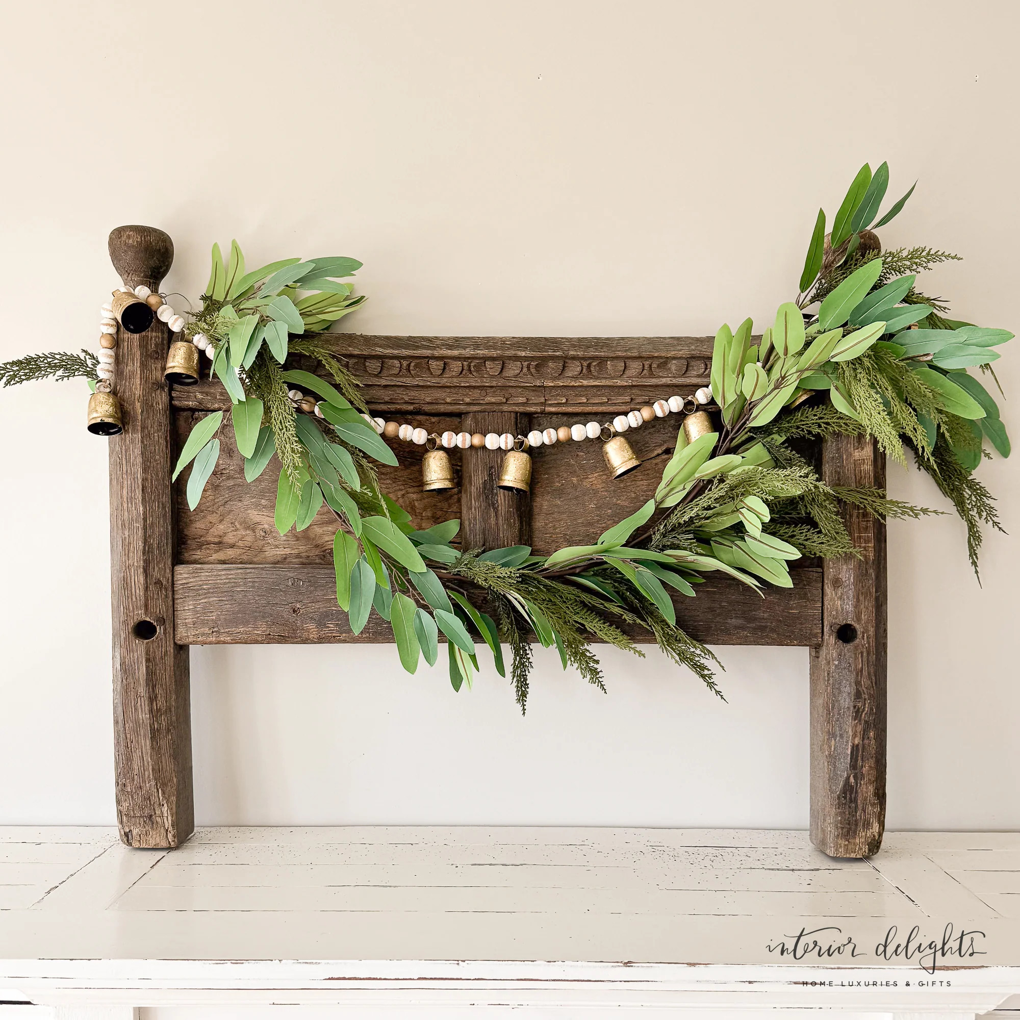6ft Cedar Eucalyptus Garland | Interior Delights