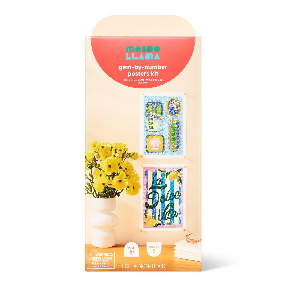 2ct Gem Art Poster Craft Kit - Mondo Llama™ | Target