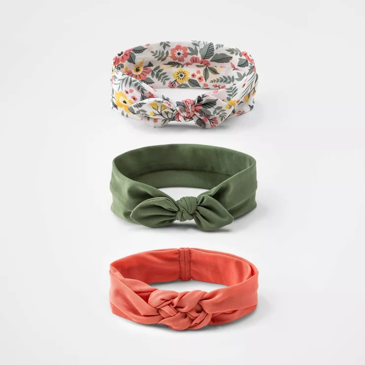 Baby Girls' 3pk Sailorknot Headwrap - Cloud Island™ | Target