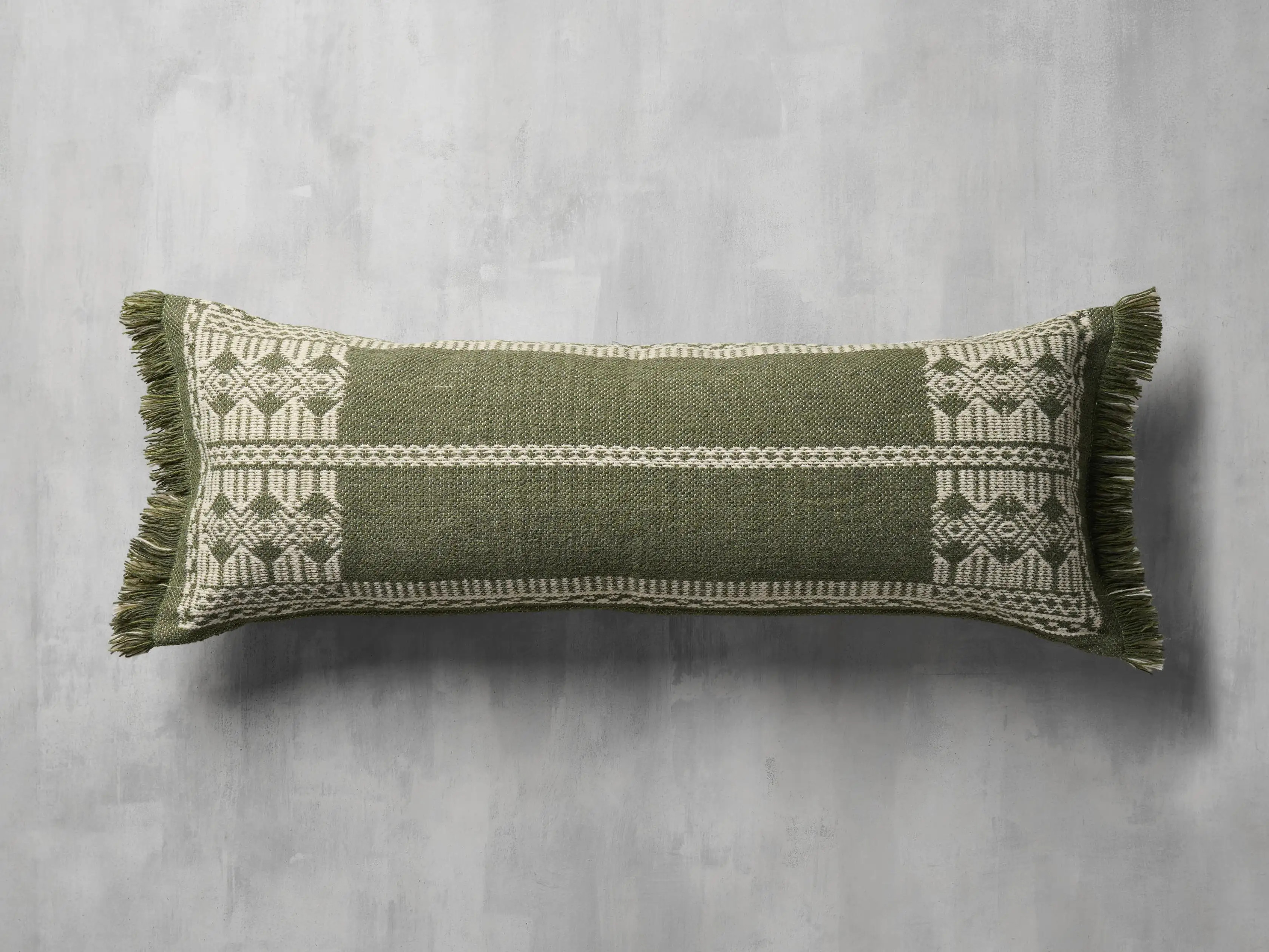 Andros Outdoor Lumbar Pillow Cover | Arhaus