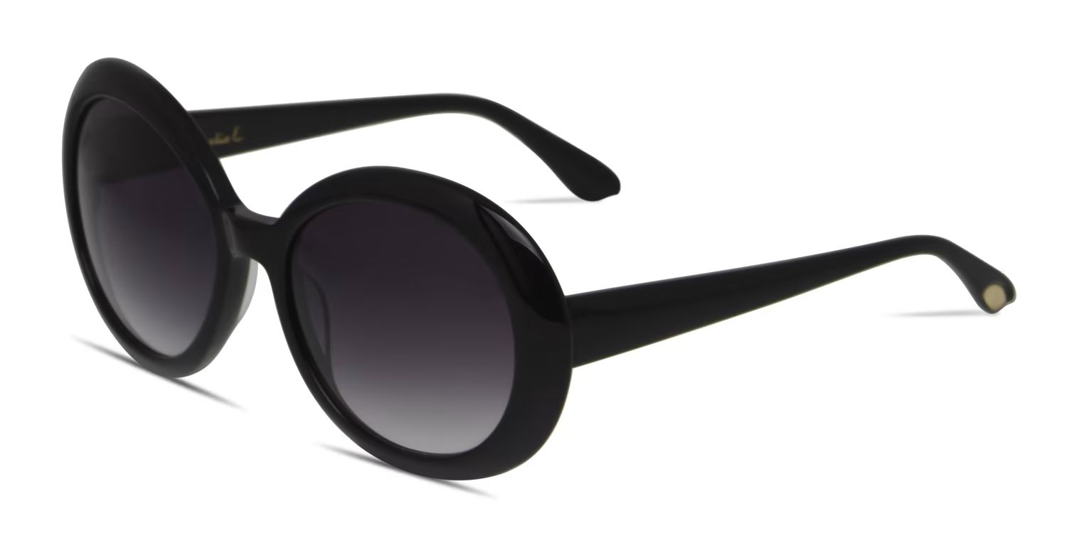 Amelia E. Starlet Shiny Black Prescription Sunglasses | GlassesUSA