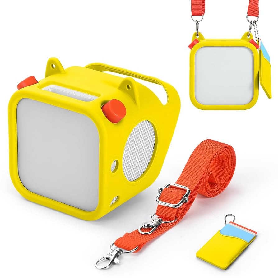 Case Compatible with Yoto Player (3rd Gen.),Silicone Shell with Easy-to-Carry Handle,Anti-Slip An... | Amazon (US)