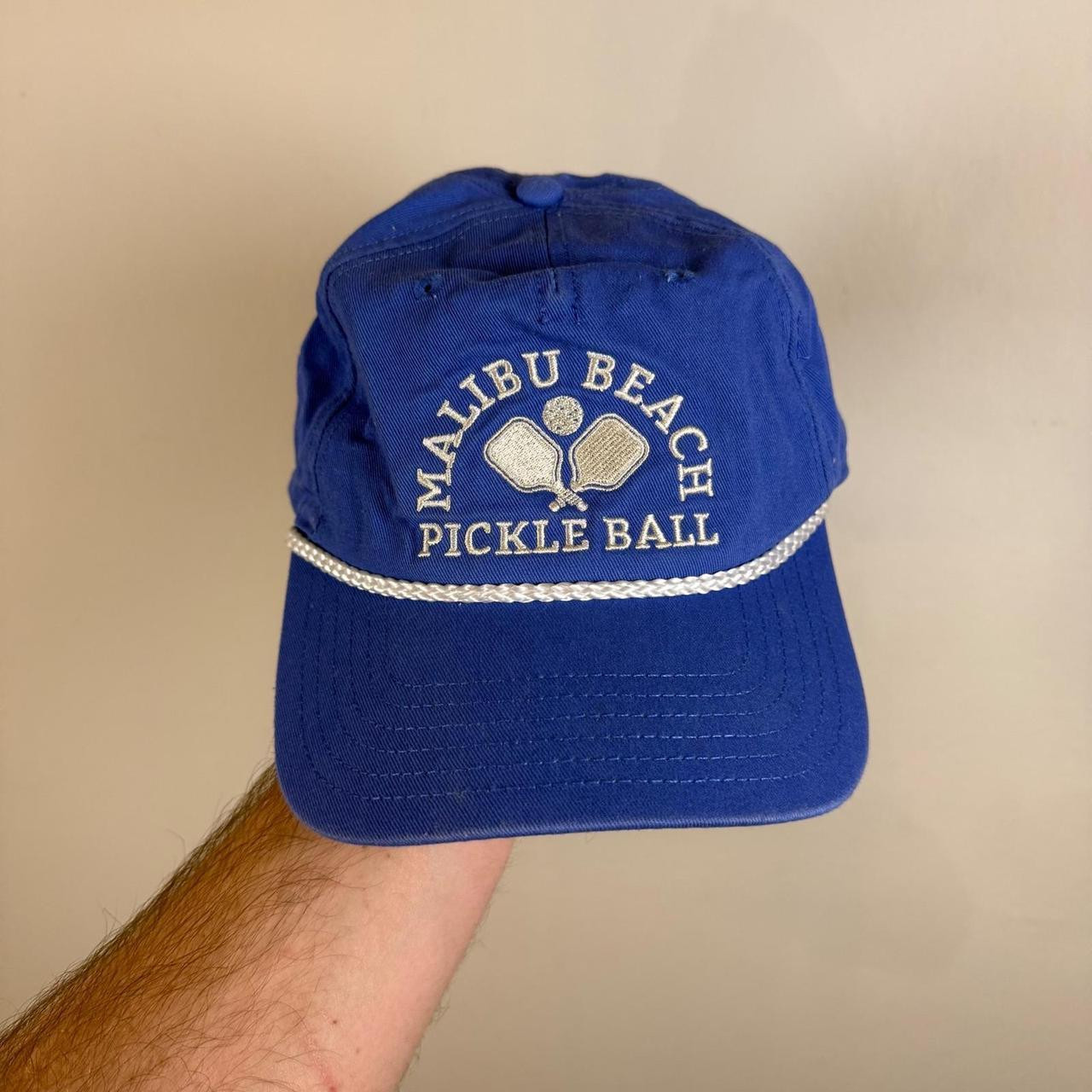 Madeleine de Rauch Men's Caps - Blue | Depop US