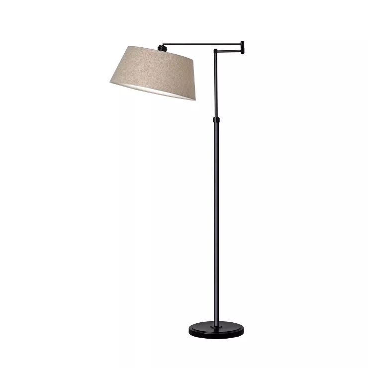 Traditional Oil Rubbed Swing Arm Floor Lamp Brown - Threshold™ | Target