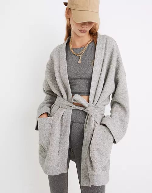 MWL Betterterry Wrap Sweatshirt Jacket | Madewell