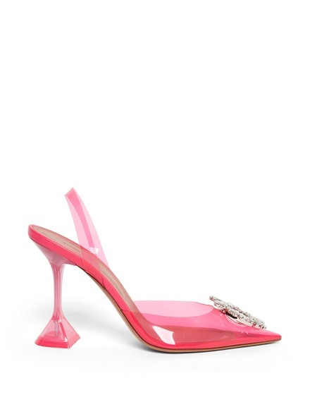 PVC Begum Glass Slingback Pump Bubblegum | The Webster