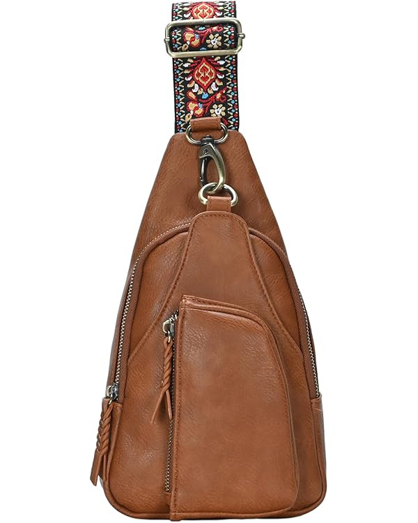 Antik Kraft - The Tasha Soft Vegan Leather Crossbody Sling Purse for Women | Amazon (US)