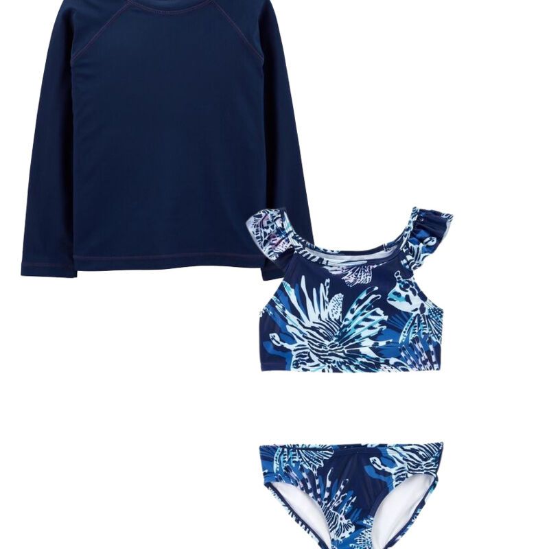 Kid Fish 2-Piece Swimsuit & Rashguard Set | Carter's