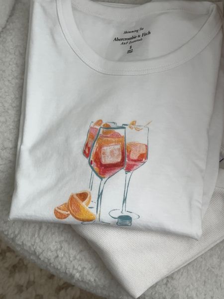 aperol spritz cocktail tee from abercrombie 🍹

#LTKfindsunder50 #LTKSpringSale