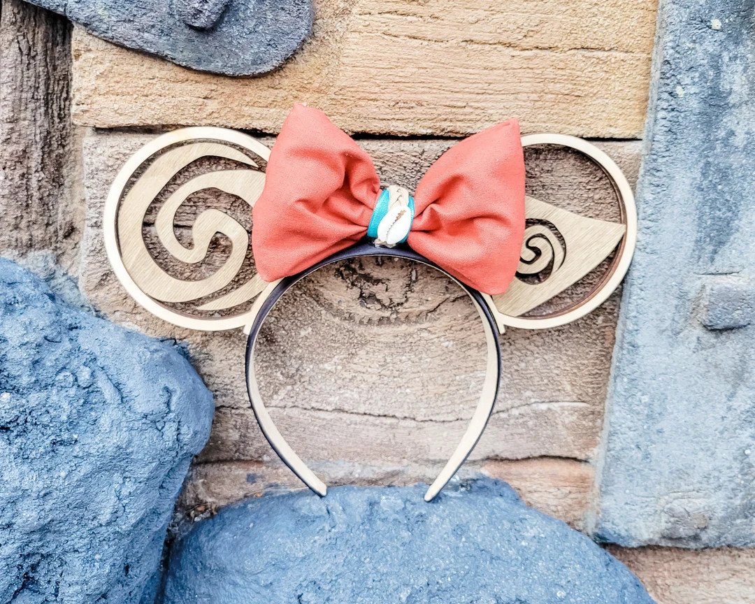 Moana Mouse Ears, Minnie Ears, Disney Headband | Etsy (Global)