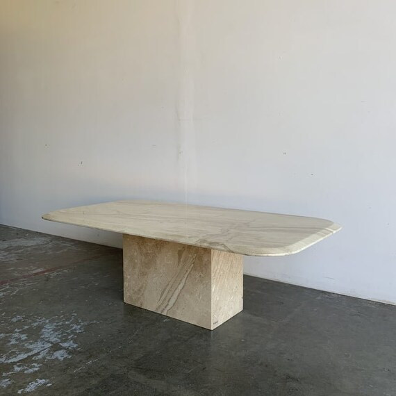 Original 1980’s Marble Coffee Table | Etsy (US)