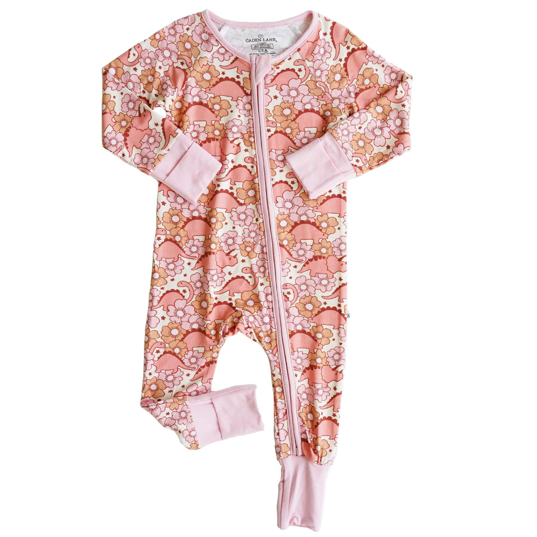 Dino Diva Convertible Zip Romper | Caden Lane