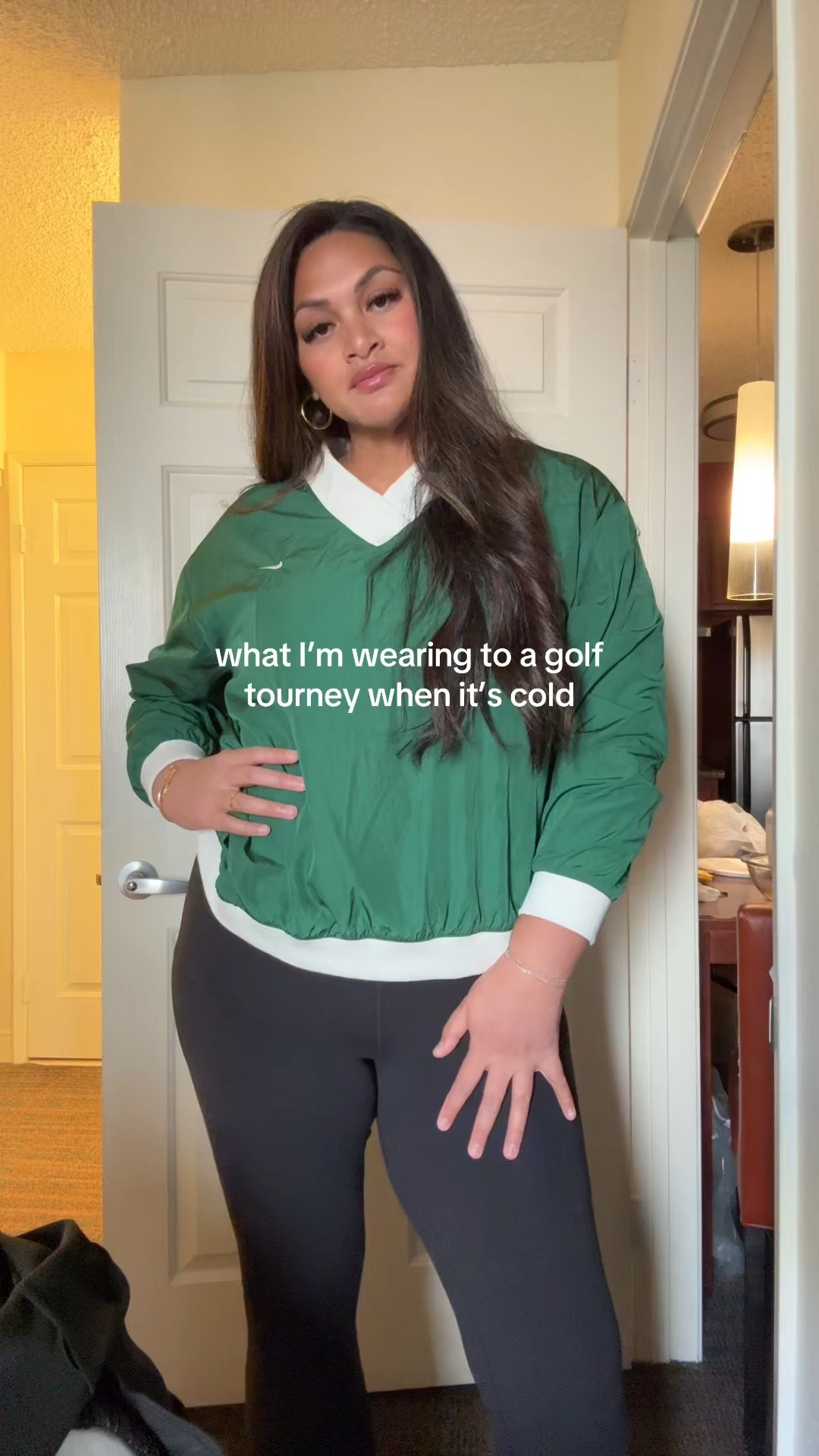 what I wear on the golf course when it’s cold 💚

#LTKStyleTip #LTKMidsize #LTKActive